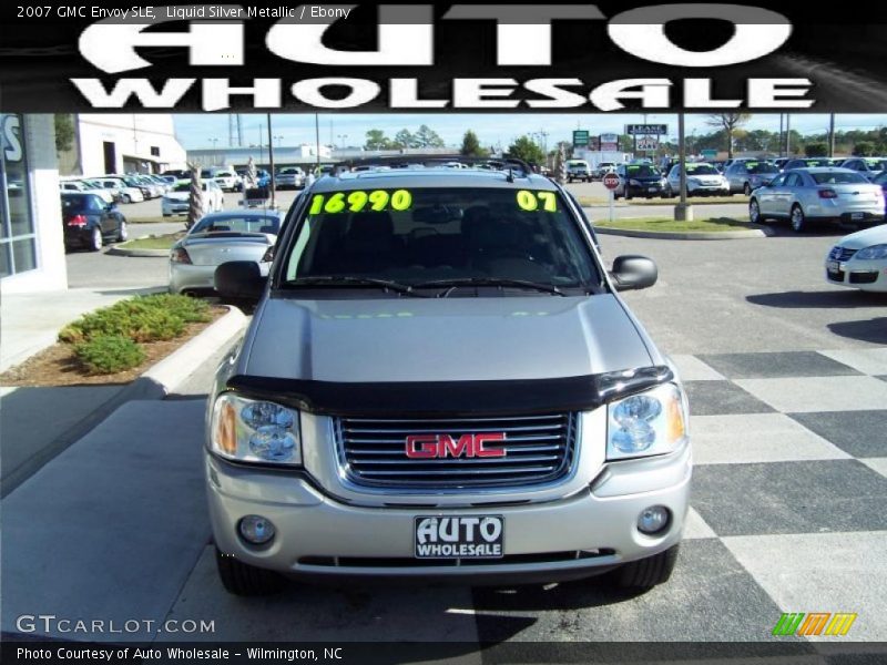 Liquid Silver Metallic / Ebony 2007 GMC Envoy SLE
