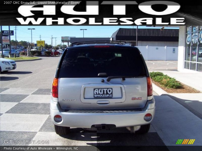 Liquid Silver Metallic / Ebony 2007 GMC Envoy SLE
