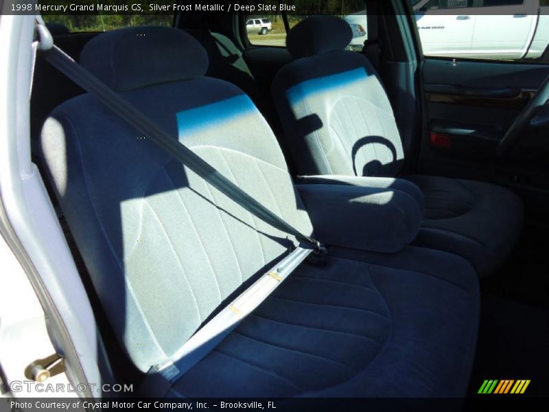 Silver Frost Metallic / Deep Slate Blue 1998 Mercury Grand Marquis GS