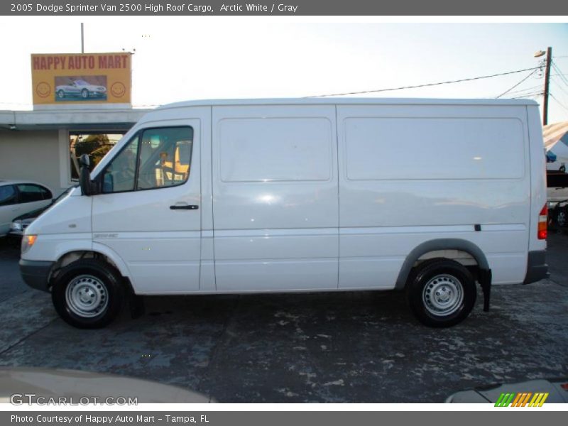 Arctic White / Gray 2005 Dodge Sprinter Van 2500 High Roof Cargo