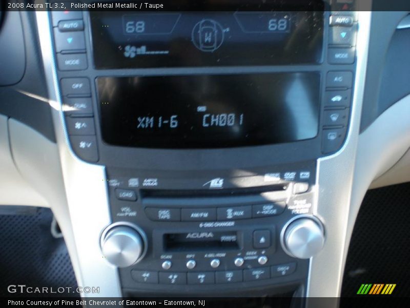 Polished Metal Metallic / Taupe 2008 Acura TL 3.2