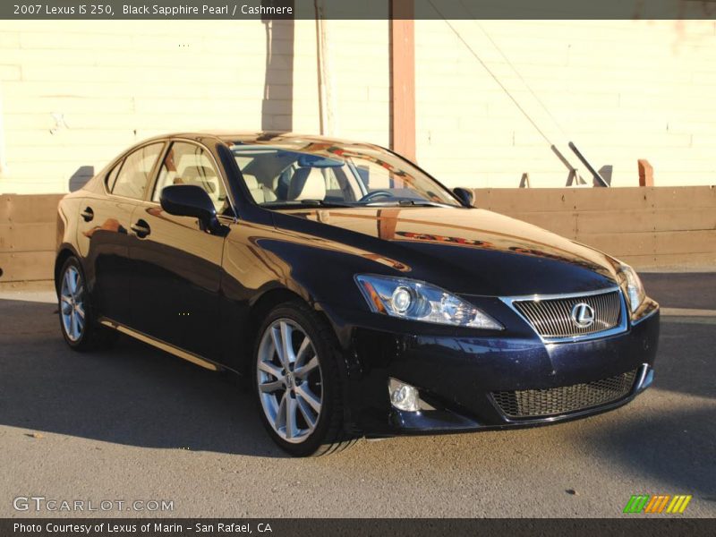 Black Sapphire Pearl / Cashmere 2007 Lexus IS 250