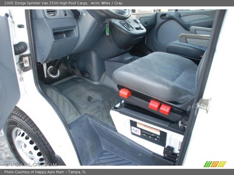 Arctic White / Gray 2005 Dodge Sprinter Van 2500 High Roof Cargo