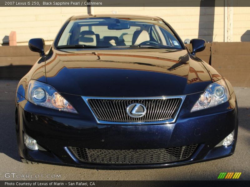 Black Sapphire Pearl / Cashmere 2007 Lexus IS 250