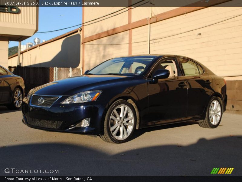 Black Sapphire Pearl / Cashmere 2007 Lexus IS 250