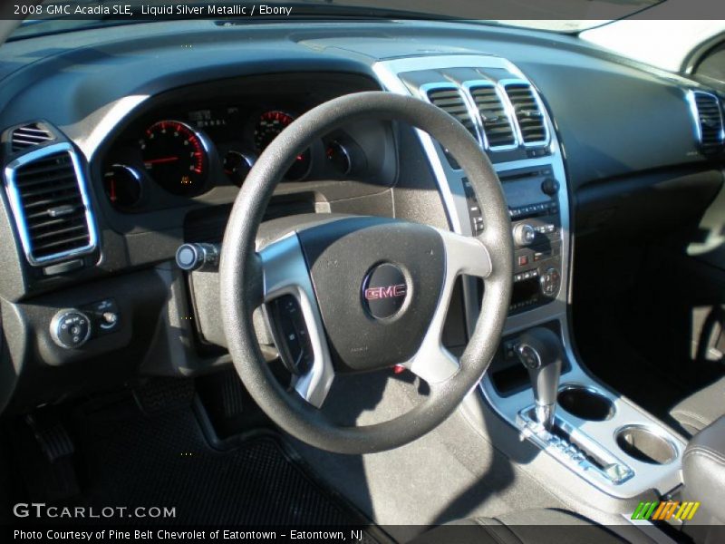 Liquid Silver Metallic / Ebony 2008 GMC Acadia SLE