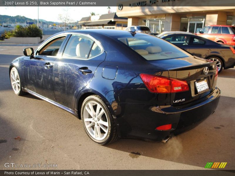 Black Sapphire Pearl / Cashmere 2007 Lexus IS 250