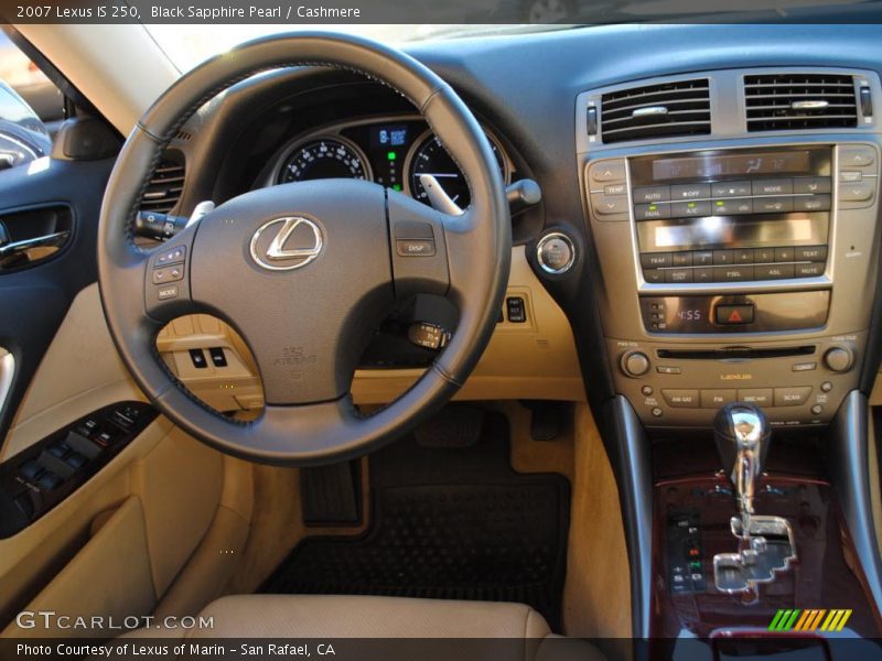 Black Sapphire Pearl / Cashmere 2007 Lexus IS 250