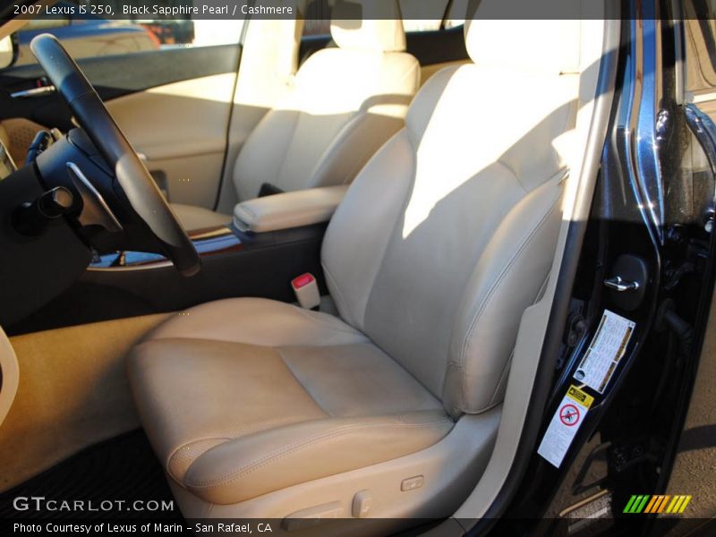 Black Sapphire Pearl / Cashmere 2007 Lexus IS 250