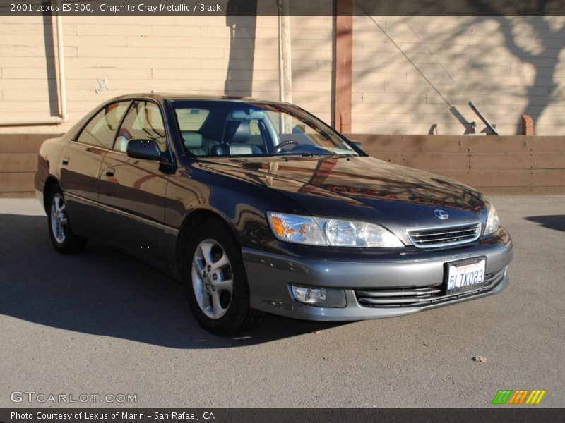 Graphite Gray Metallic / Black 2001 Lexus ES 300