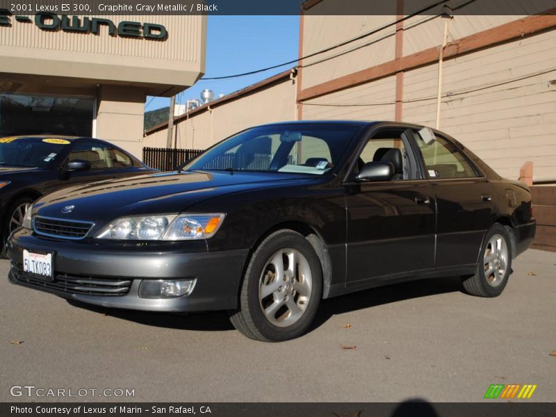 Graphite Gray Metallic / Black 2001 Lexus ES 300