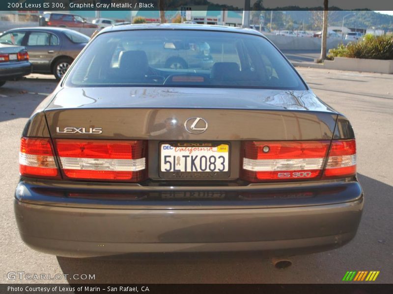 Graphite Gray Metallic / Black 2001 Lexus ES 300