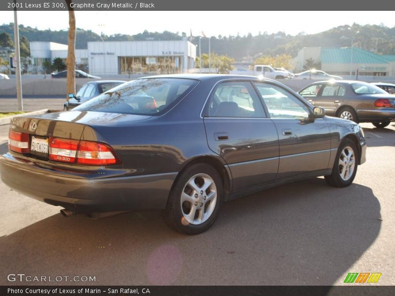 Graphite Gray Metallic / Black 2001 Lexus ES 300
