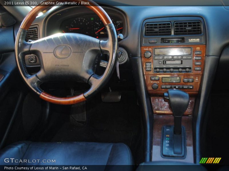 Graphite Gray Metallic / Black 2001 Lexus ES 300