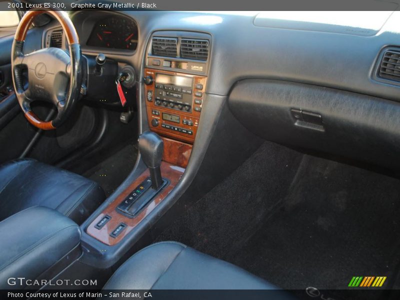 Graphite Gray Metallic / Black 2001 Lexus ES 300