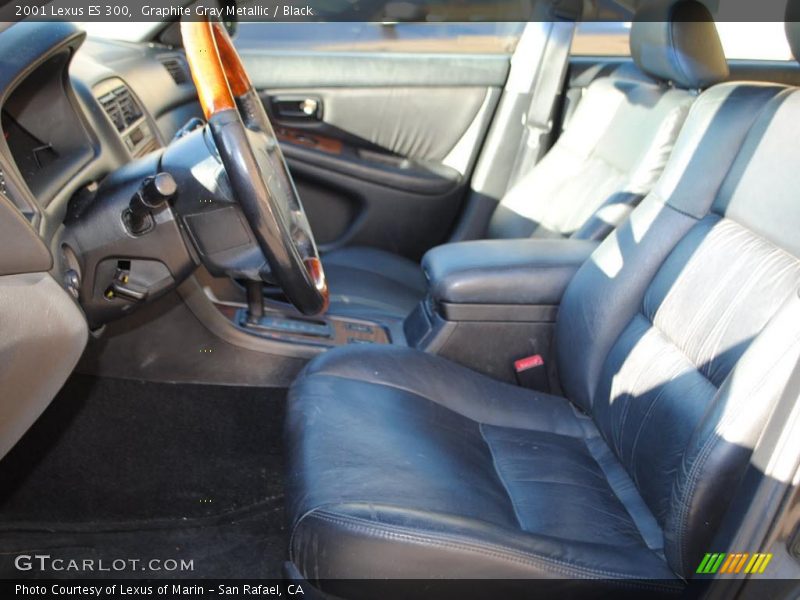 Graphite Gray Metallic / Black 2001 Lexus ES 300