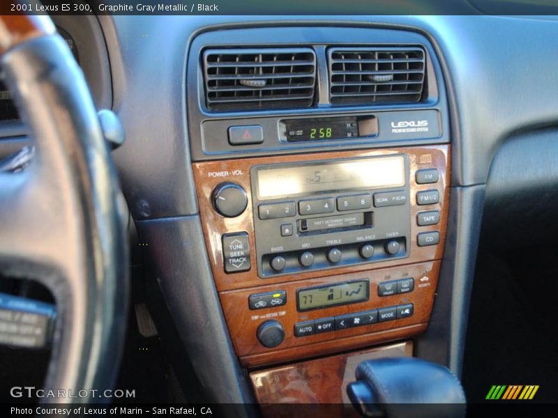 Graphite Gray Metallic / Black 2001 Lexus ES 300