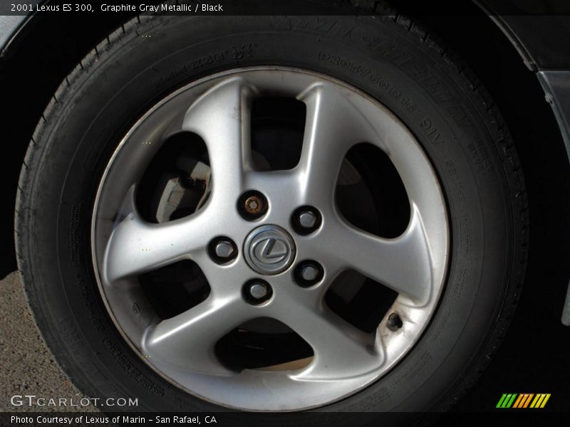 Graphite Gray Metallic / Black 2001 Lexus ES 300