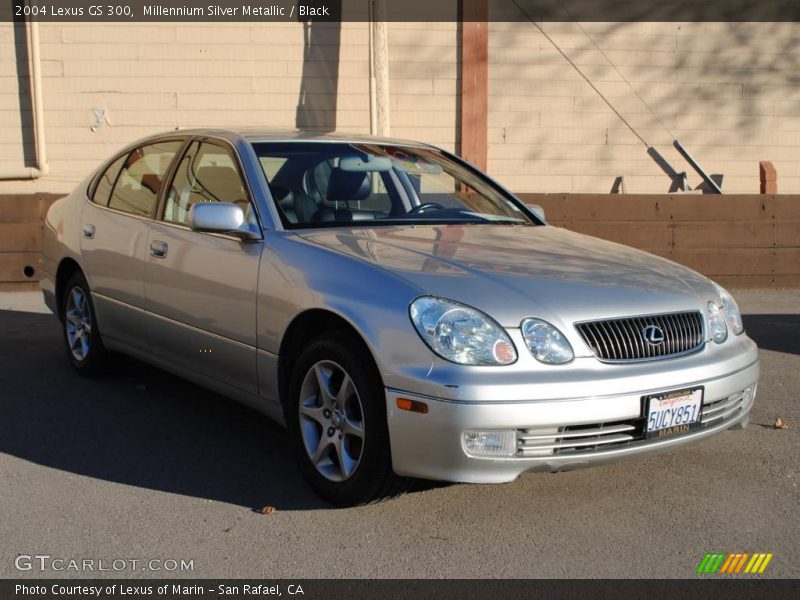 Millennium Silver Metallic / Black 2004 Lexus GS 300