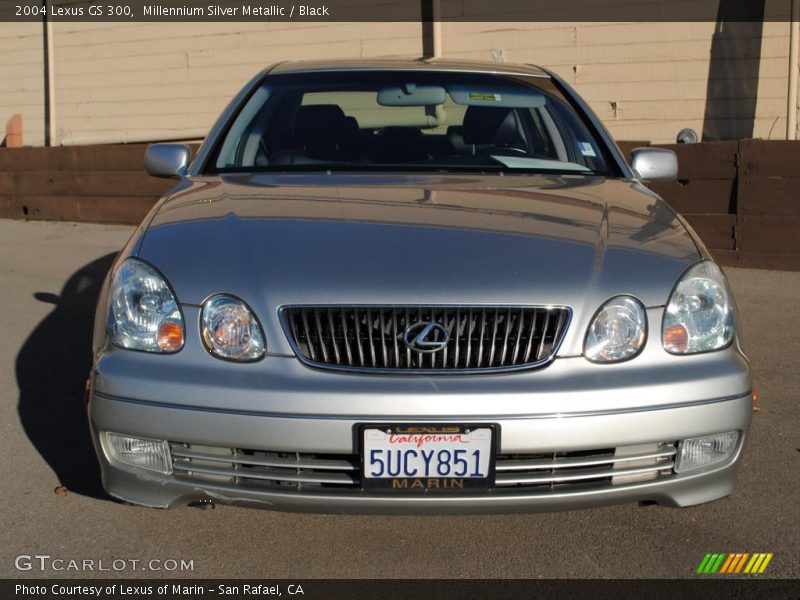 Millennium Silver Metallic / Black 2004 Lexus GS 300