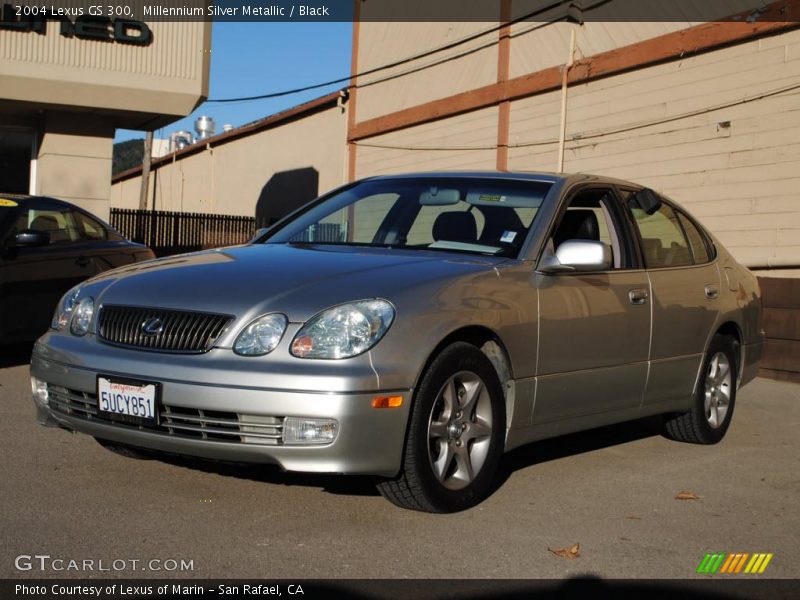 Millennium Silver Metallic / Black 2004 Lexus GS 300