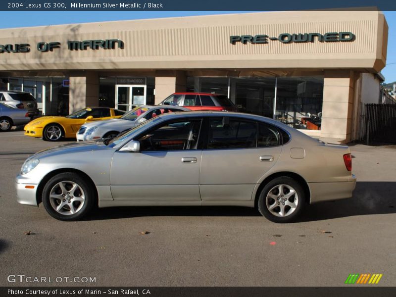 Millennium Silver Metallic / Black 2004 Lexus GS 300