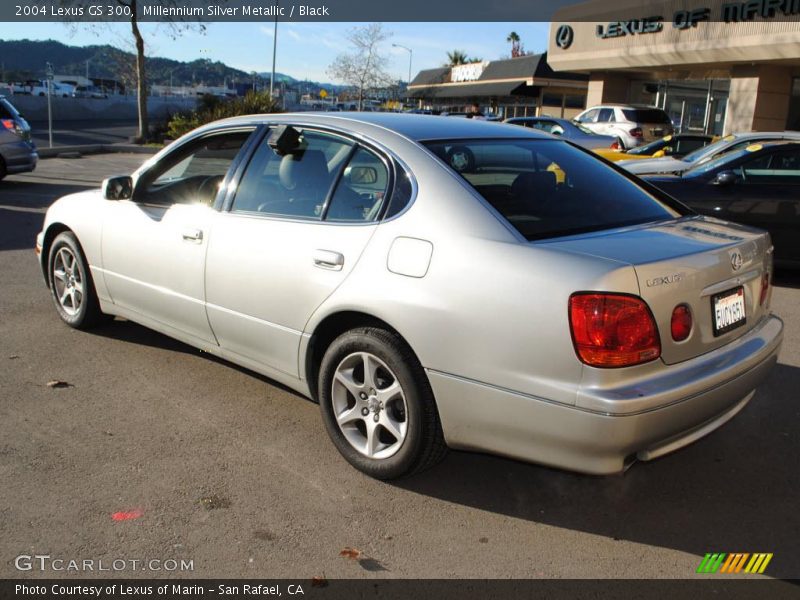 Millennium Silver Metallic / Black 2004 Lexus GS 300