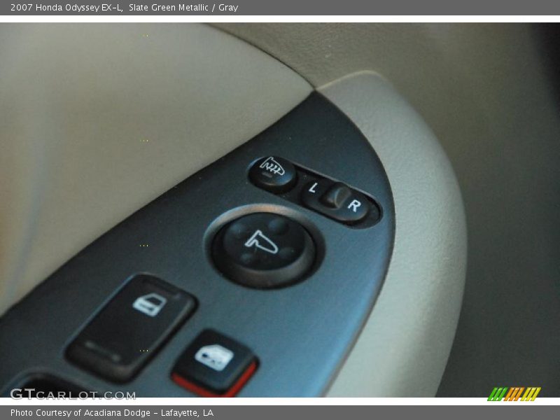 Slate Green Metallic / Gray 2007 Honda Odyssey EX-L