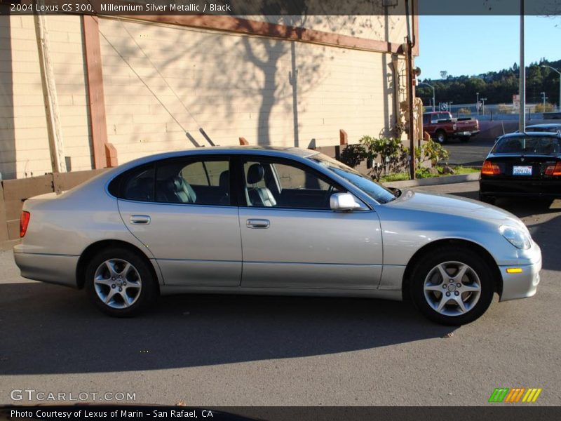 Millennium Silver Metallic / Black 2004 Lexus GS 300