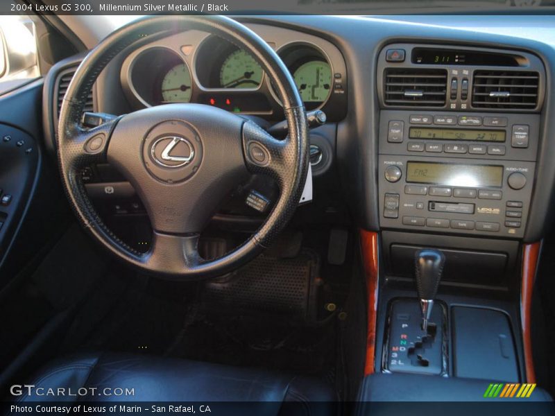 Millennium Silver Metallic / Black 2004 Lexus GS 300