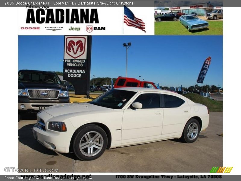 Cool Vanilla / Dark Slate Gray/Light Graystone 2006 Dodge Charger R/T
