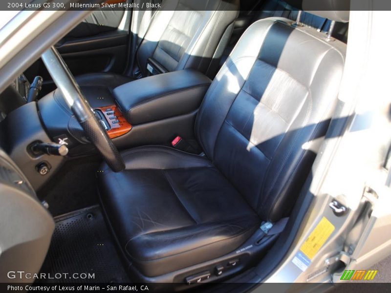 Millennium Silver Metallic / Black 2004 Lexus GS 300