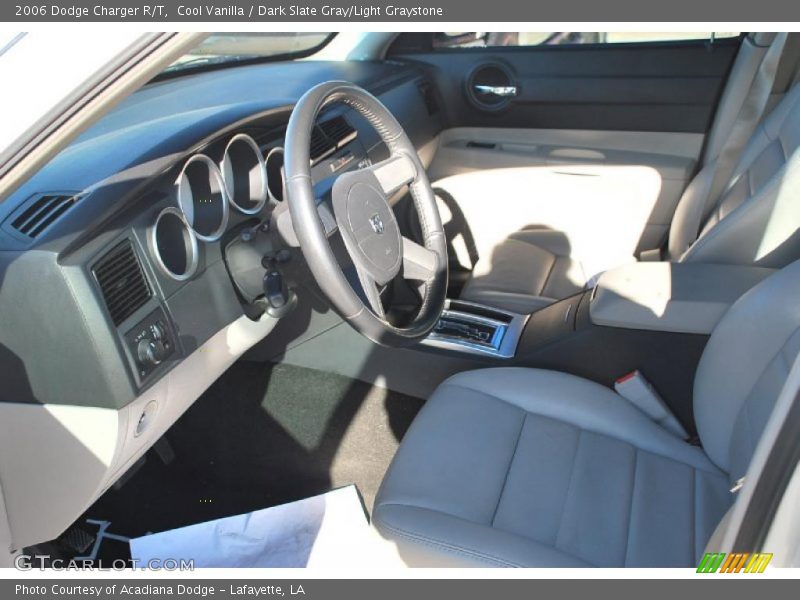 Cool Vanilla / Dark Slate Gray/Light Graystone 2006 Dodge Charger R/T