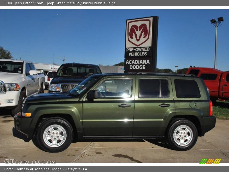 Jeep Green Metallic / Pastel Pebble Beige 2008 Jeep Patriot Sport