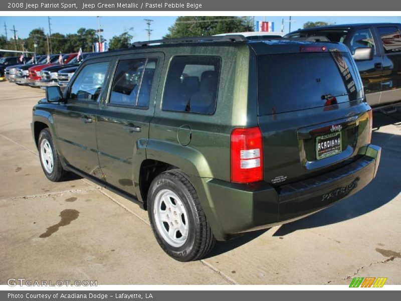 Jeep Green Metallic / Pastel Pebble Beige 2008 Jeep Patriot Sport