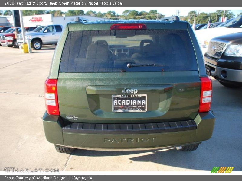 Jeep Green Metallic / Pastel Pebble Beige 2008 Jeep Patriot Sport