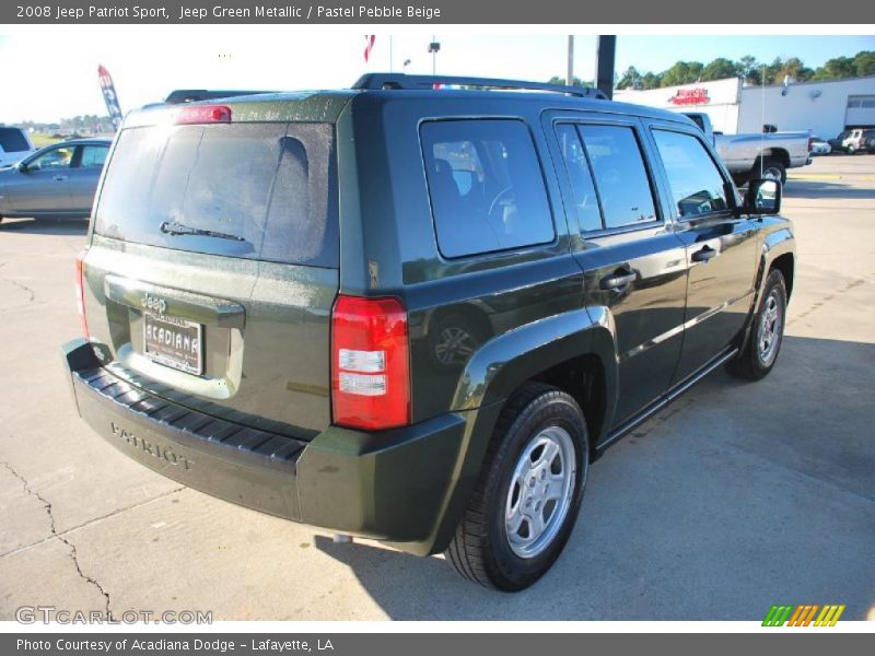 Jeep Green Metallic / Pastel Pebble Beige 2008 Jeep Patriot Sport