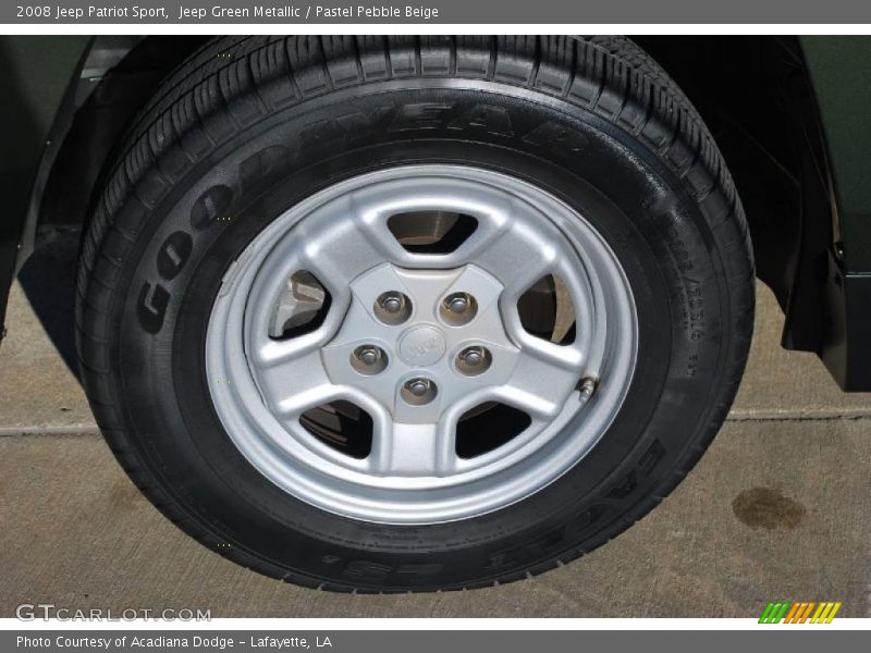 Jeep Green Metallic / Pastel Pebble Beige 2008 Jeep Patriot Sport