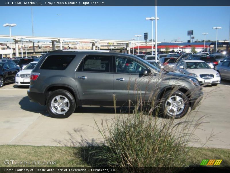 Gray Green Metallic / Light Titanium 2011 GMC Acadia SLE