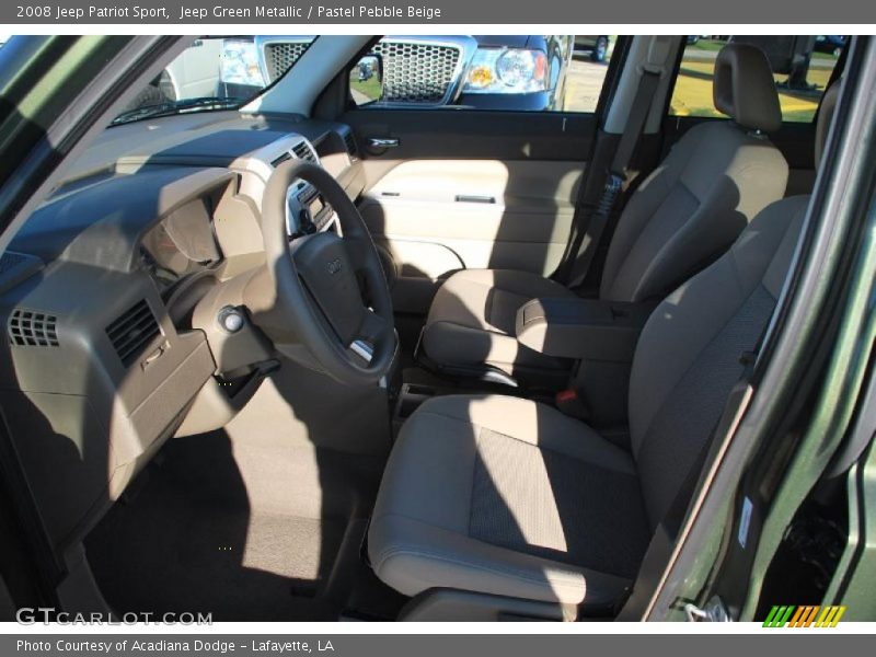 Jeep Green Metallic / Pastel Pebble Beige 2008 Jeep Patriot Sport