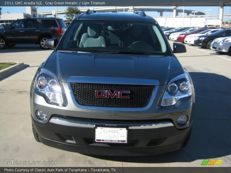 Gray Green Metallic / Light Titanium 2011 GMC Acadia SLE