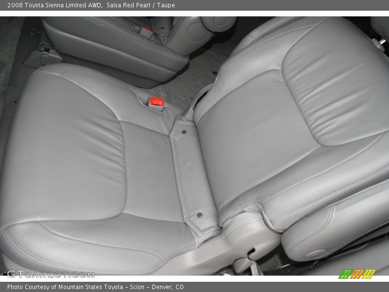 Salsa Red Pearl / Taupe 2008 Toyota Sienna Limited AWD