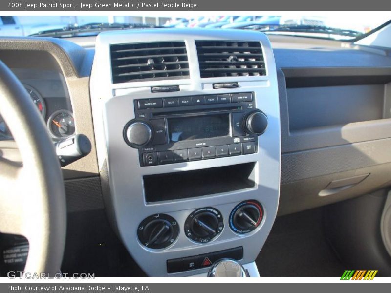 Jeep Green Metallic / Pastel Pebble Beige 2008 Jeep Patriot Sport