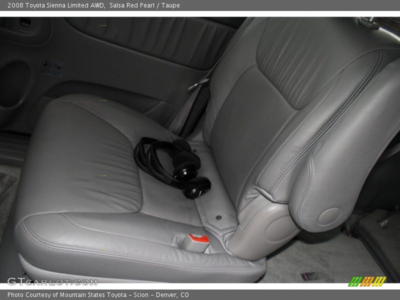 Salsa Red Pearl / Taupe 2008 Toyota Sienna Limited AWD