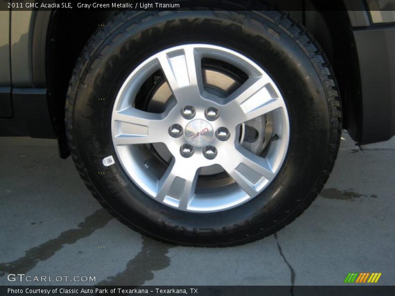 Gray Green Metallic / Light Titanium 2011 GMC Acadia SLE