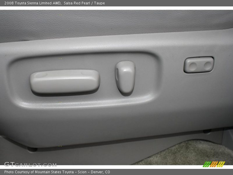 Salsa Red Pearl / Taupe 2008 Toyota Sienna Limited AWD