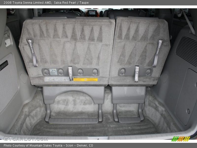 Salsa Red Pearl / Taupe 2008 Toyota Sienna Limited AWD