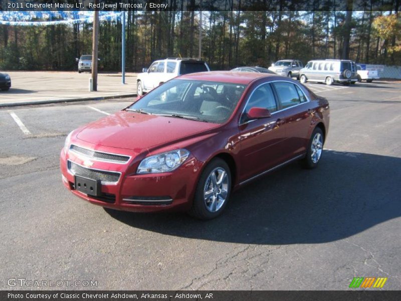Red Jewel Tintcoat / Ebony 2011 Chevrolet Malibu LT