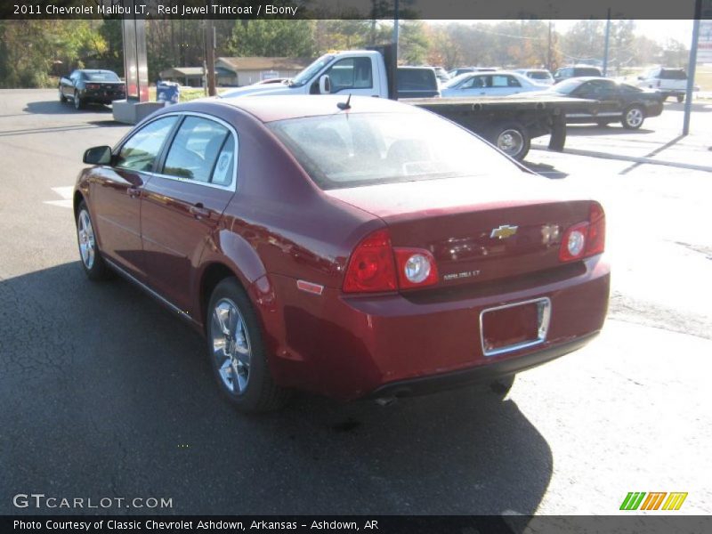 Red Jewel Tintcoat / Ebony 2011 Chevrolet Malibu LT