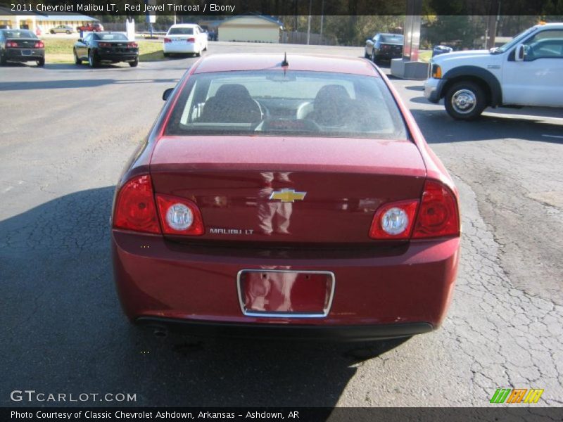 Red Jewel Tintcoat / Ebony 2011 Chevrolet Malibu LT